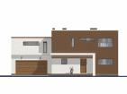 Проект индивидуального двухэтажного жилого дома в стиле минимализм